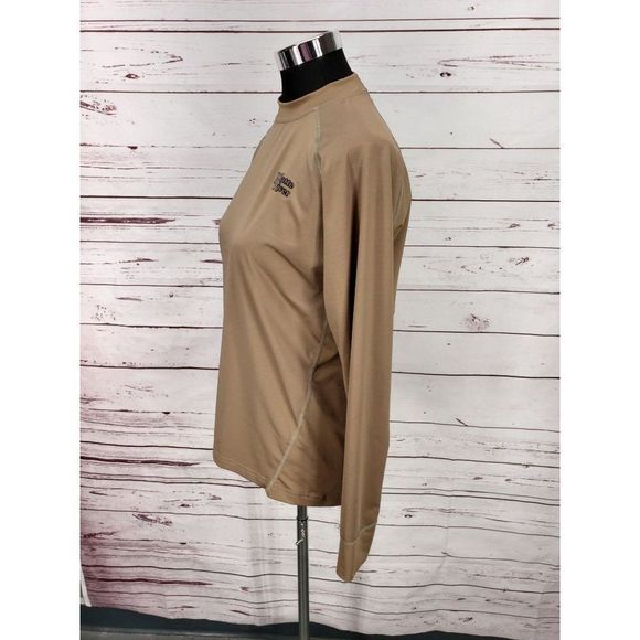 Platte‎ River Apparel Long Sleeve brown fisherman base layer  Shirt - Picture 7 of 10